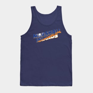 The Marshall Islands vintage style retro souvenir Tank Top